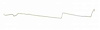 Intermediate Brake Line for 1970 Chevy Camaro, Pontiac Firebird with Power Disc Brakes [1-PC, Steel] - image 1