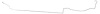Intermediate Brake Line for 1971-1973 Chevy Camaro, Pontiac Firebird with Power Disc Brakes [1-PC, Steel] - image 1