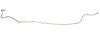 Intermediate Brake Line for 1974-1977 Chevy Camaro, Pontiac Firebird with Power Disc Brakes [1-PC, Stainless Steel] - image 1