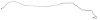 Intermediate Brake Line for 1984-1985 Chevy Camaro, Pontiac Firebird with 5.0L 8-Cylinder Engine [1-PC, Steel] - image 1