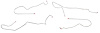 Intermediate Brake Line for 1998-2002 Chevy Camaro, Pontiac Firebird/Trans Am with Traction Control [4-PC, Steel] - image 1