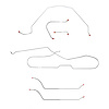 Complete Brake Line Set for 1964 Chevy Chevelle, Malibu Hardtop with Manual Drum Brakes [Stainless Steel] - image 1