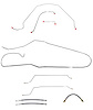 Complete Brake Line & Hose Kit for 1966 Chevy Chevelle, Malibu Z16 or SS Convertible w/Power Drum Brakes [Stainless Steel] - image 1