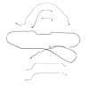 Complete Brake Line Set for 1966 Chevy Chevelle, Malibu Hardtop with Z-16/Super Sport and Power Drum Brakes [Stainless Steel] - image 1