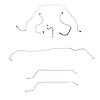 Complete Brake Line Set for 1967 Chevy Chevelle, Malibu Convertible with Manual Drum Brakes [Stainless Steel] - image 1