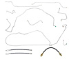 Complete Brake Line & Hose Kit for 1967 Chevy Chevelle, Malibu SS Convertible w/Manual Disc Brakes [Stainless Steel] - image 1