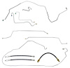 Complete Brake Line & Hose Kit for 1967 Chevy Chevelle, Malibu SS Convertible w/Power Drum Brakes [Stainless Steel] - image 1