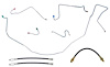 Complete Brake Line & Hose Kit for 1967 Chevy Chevelle, Malibu SS Hardtop w/Manual Disc Brakes [Stainless Steel] - image 1