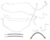 Complete Brake Line & Hose Kit for 1967 Chevy Chevelle, Malibu SS Hardtop w/Manual Drum Brakes [Stainless Steel] - image 1