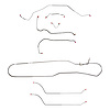 Complete Brake Line Set for 1968 Chevy Chevelle, Malibu Convertible Super Sport with Power Disc Brakes [Stainless Steel] - image 1