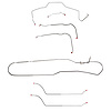 Complete Brake Line Set for 1968 Chevy Chevelle, Malibu Convertible Super Sport with Power Drum Brakes [Stainless Steel] - image 1