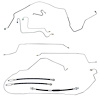 Complete Brake Line & Hose Kit for 1968 Chevy Chevelle, Malibu SS Convertible w/Power Drum Brakes [Stainless Steel] - image 1