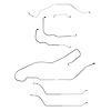 Complete Brake Line Set for 1968 Chevy Chevelle, Malibu Hardtop Super Sport with Power Drum Brakes [Stainless Steel] - image 1
