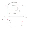 Complete Brake Line Set for 1969 Chevy Chevelle, Malibu Convertible Super Sport with Power Disc Brakes [Stainless Steel] - image 1