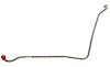Fuel Line, Fuel Pump to Carburetor for Select 1967-1969 Chevrolet Models with 396 4-bbl Engine 325/350 HP [Stainless] 1-Piece - image 1