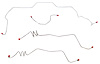 78-80 BRAKE LINE SET SS - image 1
