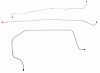 Front Brake Line Set for 1955-1956 Chevrolet & GMC Series II 3100, 1/2-Ton Trucks [3-PC, Stainless Steel] - image 1