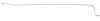 Intermediate Brake Line for 1955-1957 GM Series II, 1/2-Ton Trucks with Short Bed [Stainless Steel] - image 1