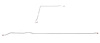 Intermediate Brake Line for 1971-1972 Chevrolet K10 & GMC K1500 4WD Trucks with Short Bed/Leaf-Springs [Stainless Steel] - image 1
