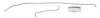 Main Front-to-Rear Fuel Line for 1971-1972 Chevy C10, GMC C1500 2WD Trucks with 8-Cyl. Engine [5/16 in. O.D., Stainless Steel] - image 1