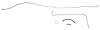 Fuel Vapor Return Line Kit for 1971-1972 Chevy C20, GMC 2500 2WD Trucks with 8-Cyl. Engines [1/4 in. O.D., Stainless Steel] - image 1