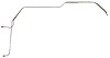 Transmission Oil Cooler Lines for 1967-1970 Chevy C10/C20, GMC C1500/C2500 w/Turbo-Hydramatic 350/400 Trans. [Stainless Steel] - image 1