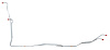 Transmission Oil Cooler Lines for 1988-1994 Chevrolet & GMC K-Series 1500/2500 4WD Trucks w/700R4 Transmission [Stainless Steel] - image 1