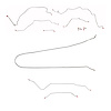 Complete Brake Line Set for 1967-1970 Chevy C10, GM C1500 2WD Trucks with Power/Short/Inboard/Coil/6-Lug [Stainless Steel]