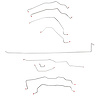 Complete Brake Line Set for 1989-1991 Chevy V3500 Dually Crew Cab Truck with Long Bed/No-ABS [Stainless Steel] - image 1