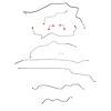 Complete Brake Line Set for 2001-2004 GMC Sonoma 2WD Extended Cab Truck w/Short Bed/All-Wheel ABS [Stainless Steel] - image 1