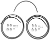 Quick-Fix Fuel Line Kit for 2001-2010 GM 2500HD, 3500, 3500HD Crew Cab Trucks w/Duramax Diesel Engine [Braided Stainless]