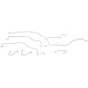 Front Brake Line Set for Select 2003-2006 GM 1500 4WD SUV w/Torsion Bar/TCS [7-PC, Stainless Steel] - image 1