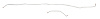 Intermediate Brake Line for 2001-2005 GM S-Series Trucks Extended Cab/Short Bed [Stainless Steel] - image 1