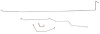Intermediate Brake Line for Select 1981-1991 GM K3500/V3500 Crew Cab Trucks w/Long Bed/No-ABS [Stainless Steel] - image 1
