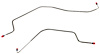 Rear Axle Brake Line Set for 2006-2010 H3 Hummer [Stainless Steel] - image 1