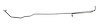 Main Front-to-Rear Fuel Line for 1988-1994 Chevy Silverado Extended Cab/Short Bed with 4.3L Engine [Stainless Steel] - image 1