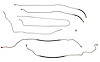 Complete Fuel Line Kit for 1996-1998 GM 1500 Extended Cab/Short Bed Truck w/V8 Engine [Stainless Steel] - image 1