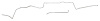 Main Front-to-Rear Fuel Line for 1966-1967 Chevy Chevy II/Nova with 327 L79 Engine [2-PC, 3/8 in. O.D., Stainless Steel] - image 1