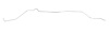 Main Front-to-Rear Fuel Line for 1968 Chevrolet Chevy II/Nova with 8-Cylinder Engine [3/8 in. O.D., Stainless Steel] - image 1