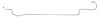 Intermediate Brake Line for 1971-1973 Chevrolet Nova with Drum Brakes [Stainless] - image 1