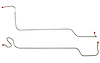 Transmission Oil Cooler Lines for 1962-1967 Chevrolet Chevy II/Nova w/700-R4 Transmission [Stainless Steel] - image 1