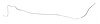 Main Front-to-Rear Fuel Line for Select 1967 GM Models w/Hardtop [3/8 in. O.D., Stainless Steel] - image 1