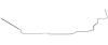 Main Front-to-Rear Fuel Line for Select 1968 GM Models w/Convertible [3/8 in. O.D., Stainless Steel] - image 1