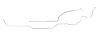 Main Front-to-Rear Fuel Line for 1970-1972 Oldsmobile Cutlass, 442 w/Convertible [3/8 in. O.D., Stainless Steel] - image 1