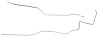 Fuel Return Line for 1970-1972 Buick Skylark, GS w/Hardtop [1/4 in. O.D., Stainless Steel] - image 1