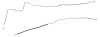 Main Front-to-Rear Fuel Line for 1970-1972 Buick Skylark, GS w/Convertible [3/8 in. O.D., Stainless Steel] - image 1