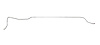 Intermediate Brake Line Set for 1970 Pontiac GTO, Lemans, Tempest w/Hardtop [2-PC, Stainless Steel] - image 1