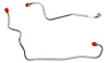 Fuel Line, Fuel Pump to Carburetor Set for 1969-1970 Buick Skylark with 350 Quadra-jet 4-bbl Eng. [Stainless Steel] - image 1
