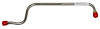 Fuel Line, Fuel Pump to Carburetor for 1971-1972 Oldsmobile Cutlass w/350 2-bbl Engine [3/8 in., Stainless Steel] - image 1