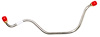 Fuel Line, Fuel Pump to Carburetor for 1972 Oldsmobile Cutlass w/350/455 4-bbl Engines [3/8 in., Stainless Steel] - image 1